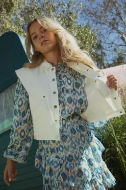 AI&KO ulla print blouse