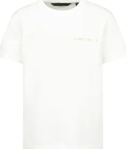 Airforce paper double led logo T-shirt white/laurel oak