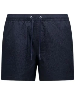 Airforce seersucker zwembroek navy blue