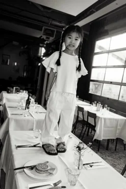 Alix muslin ruffle blouse