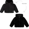 Alix reversible nylon/teddy jacket