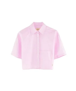 Bellerose cropped blouse cotton candy