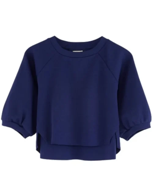 Bellerose Felicia pique cropped T-shirt