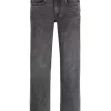 Calvin Klein straight jeans donkergrijs