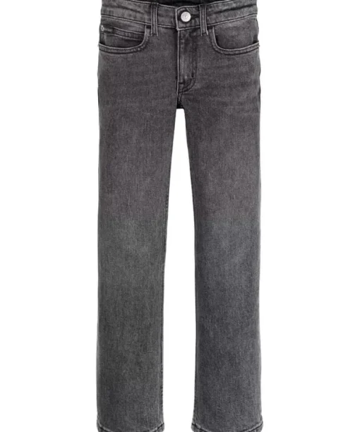 Calvin Klein straight jeans donkergrijs
