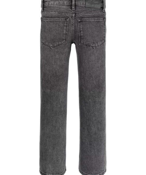 Calvin Klein straight jeans donkergrijs