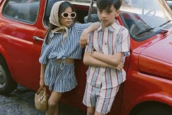 Charlie Petite Ines stripes skort