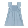 Daily7 denim ruffle zomerjurk