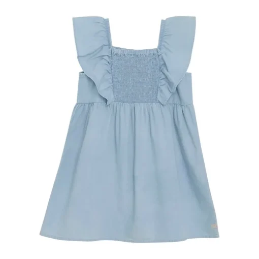 Daily7 denim ruffle zomerjurk