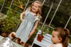 Daily7 denim ruffle zomerjurk