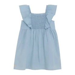 Daily7 denim ruffle zomerjurk