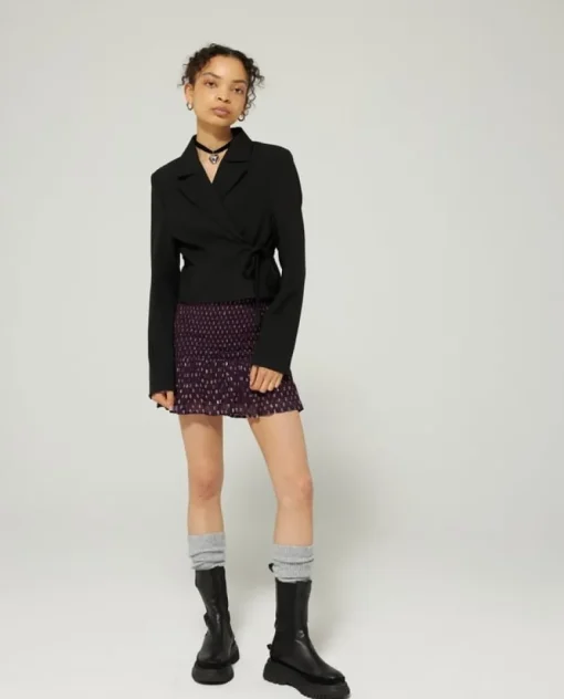 Les Coyotes de Paris smocked skirt