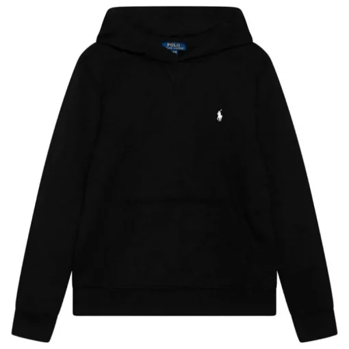 Ralph Lauren basis logo hoodie – zwart