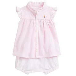 Ralph Lauren gestreept baby setje