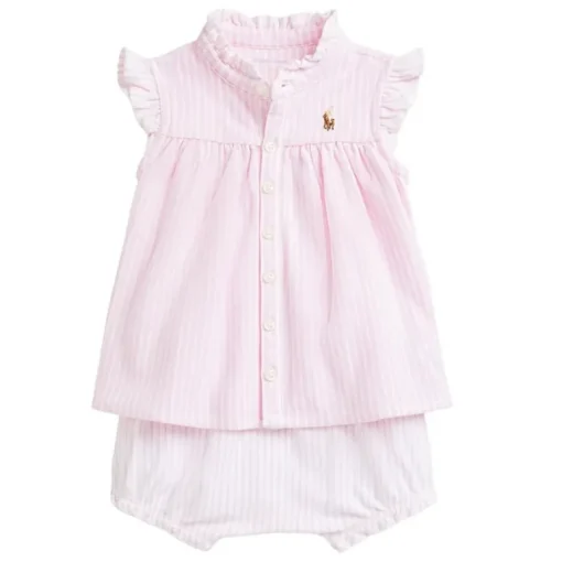 Ralph Lauren gestreept baby setje