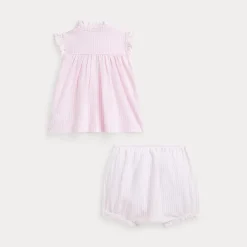 Ralph Lauren gestreept baby setje