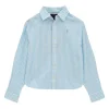 Ralph Lauren gestreepte linnen blouse