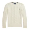 Ralph Lauren kabeltrui creme