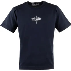 Stone Island geborduurd logo T-shirt V0020