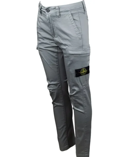 Stone Island skinny cargo broek V0064