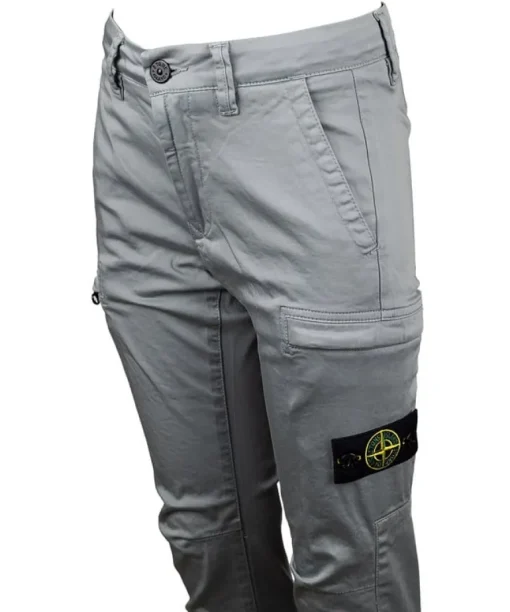 Stone Island skinny cargo broek V0064