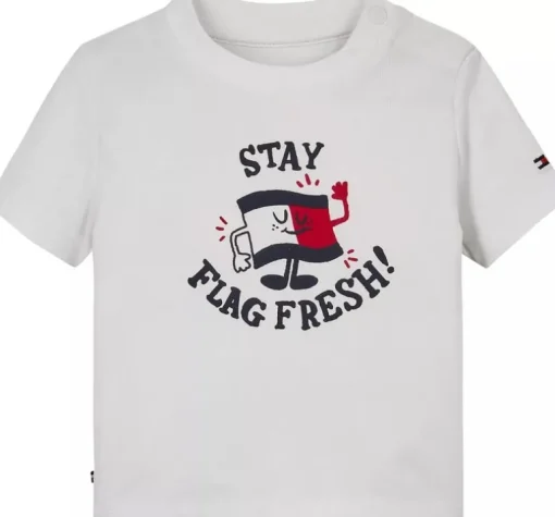 Tommy Hilfiger fresh flag baby T-shirt