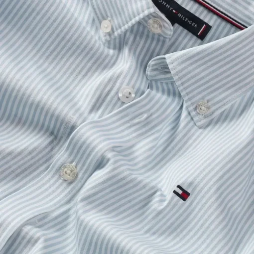 Tommy Hilfiger gestreept stretch overhemd