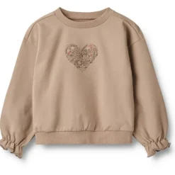 Wheat sweater Nelly met hart
