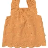 Your Wishes broderie top peach