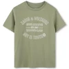Zadig & Voltaire art is truth T-shirt salie groen
